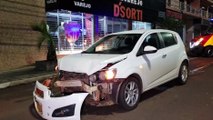 Colisão de trânsito deixa homem ferido na Avenida Tancredo Neves