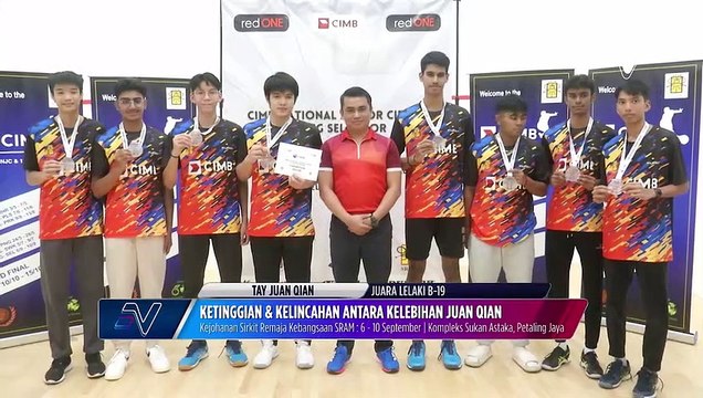 Kejohanan Skuasy Remaja Kebangsaan 2023 labuhkan tirainya pada Ahad