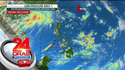 Dalawang LPA, namataan ng PAGASA | 24 Oras Weekend