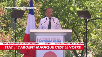 Eric Zemmour : «Derrière chaque nouvel assistanat, il y a un nouvel impôt»