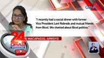 Rep. Gloria Arroyo at dating VP Leni Robredo, nagtagpo sa isang social dinner | 24 Oras Weekend