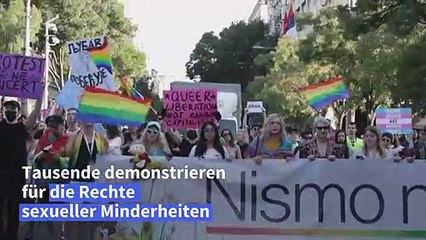 Serbien: Pride Parade in Belgrad verläuft ohne Zwischenfälle