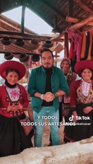 ¡Orgullo nacional! Mujer tejedora cusqueña habla cinco idiomas