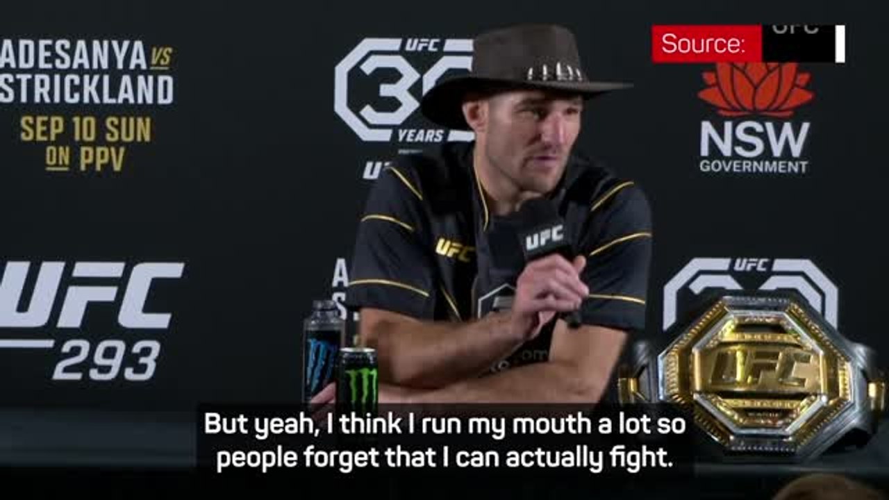 'The guy didn't even f****** try' - Strickland on his shock victory over Adesanya