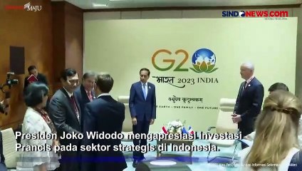 Jokowi Gelar Pertemuan dengan Macron, Apresiasi Investasi Prancis di Sektor Strategis Indonesia
