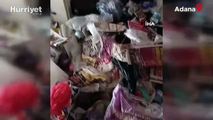 Adana'da 20 ton çöp çıkan evin sahibi: Yapmayın, bunlar yılların emeği