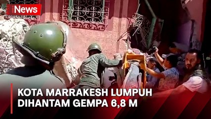 Dihantam Gempa 6,8 M, Ribuan Warga Terluka dan Tewas di Marrakesh Maroko