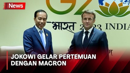Jokowi Gelar Pertemuan dengan Macron, Ini Hal yang Dibahas
