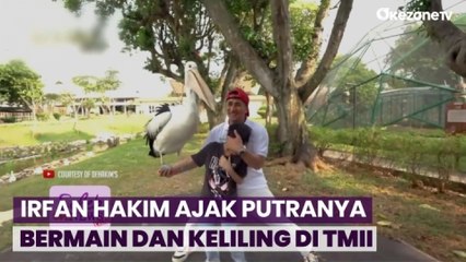 Intip Keseruan Irfan Hakim di TMII, Kepala Djalu Dicaplok Pelikan