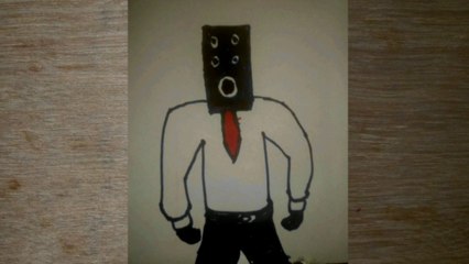 How to draw Big Speakerman (Skibidi toilets)