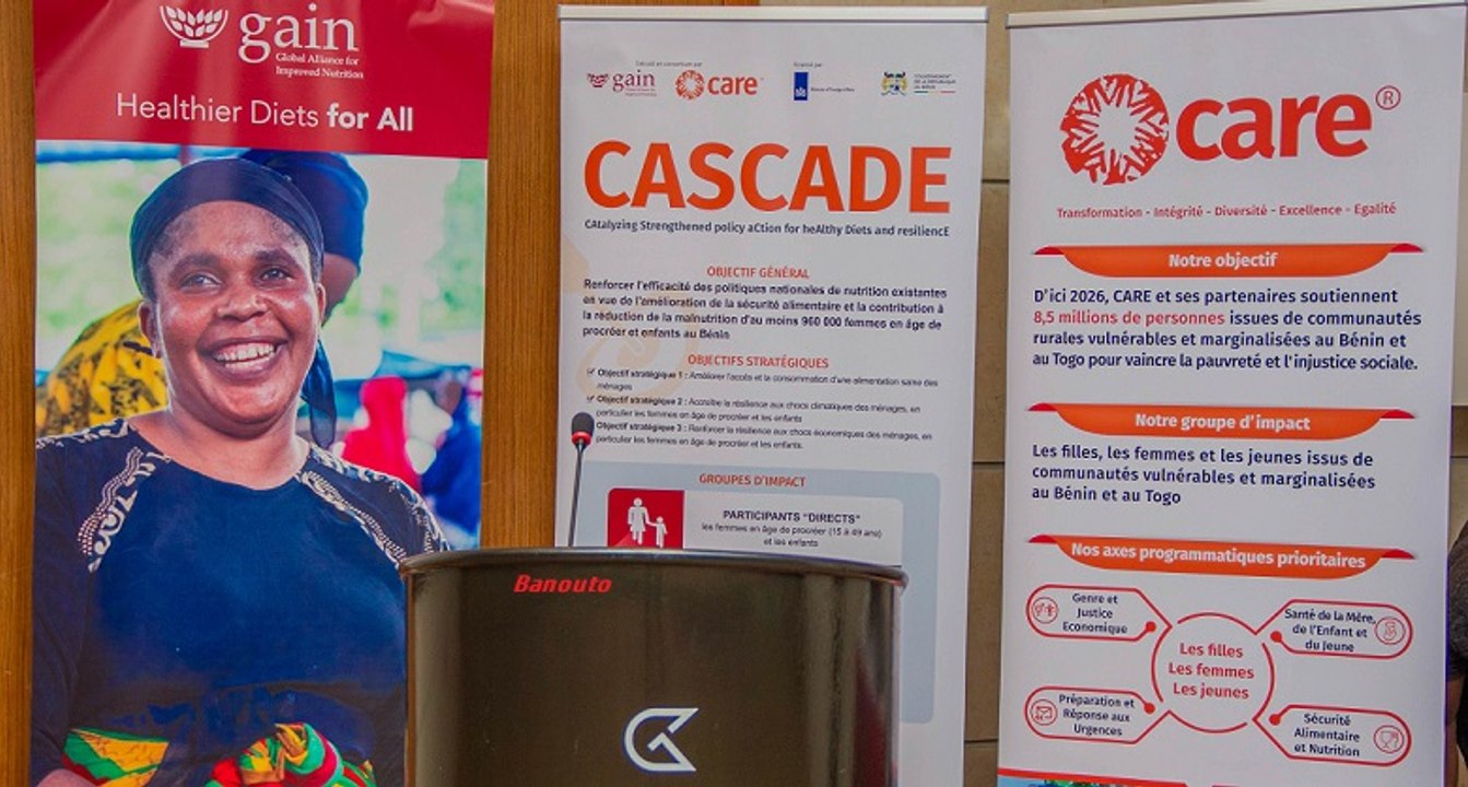 Lutte contre la malnutrition au Bénin : lancement du projet CASCADE par CARE et GAIN