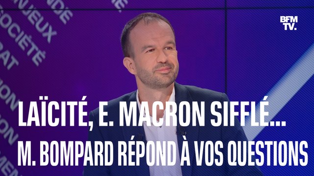 Laïcité, Emmanuel Macron sifflé: Manuel Bompard répond à vos questions dans La Capsule de BFM Politique