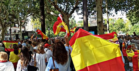 Manifestación en Sevilla en contra de la amnistía