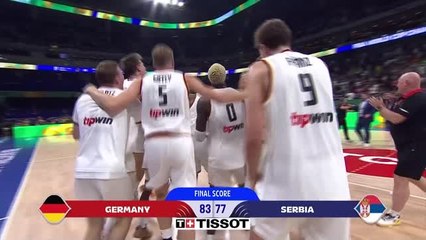 The moment Germany were crowned FIBA World Champions