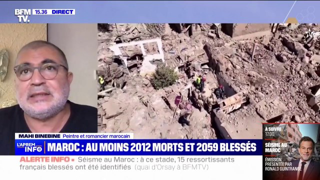 Séisme au Maroc: On se relèvera, on se battra et ça ira mieux , affirme l'artiste et écrivain marocain Mahi Binebine