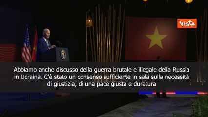 G20, Biden: Sufficiente consenso su necessit? di giustizia e pace in Ucraina