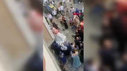 İstanbul'da düğün eğlencelerinde magandalar yine sahnedeydi