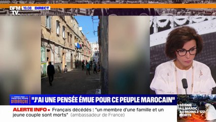Séisme au Maroc: les membres de ma famille "sont tous dehors", raconte Rachida Dati