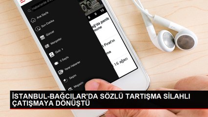 Bağcılar'da Silahlı Çatışma: Mermi Park Halindeki Otomobile İsabet Etti