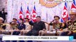 Corea del Norte celebró sus 75 años, al desfile militar asistieron delegados rusos y chinos