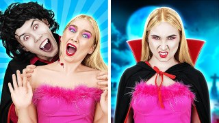 Popular Barbie Vs Unpopular Vampire Smart Tips x Cool Diy Crafts Funny Situations By 123 Go!