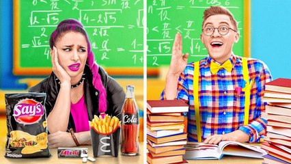 Popular Vs Unpopular! How To Become Popular At School|| Broke Vs Rich | Cool Diy Hacks By 123 Go!
