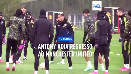 Antony de fora por tempo indeterminado no United