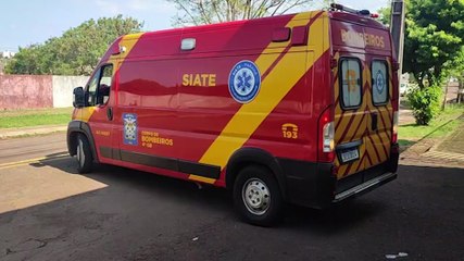 Siate é mobilizado para homem que se machucou jogando bola