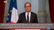 Parigi, Hollande: «Abbiamo deciso di chiudere le frontiere»