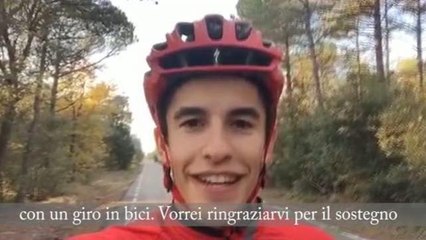 Marquez su Facebook: «Grazie per il vostro appoggio»