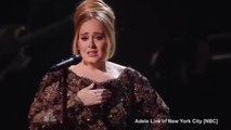 Adele scoppia in lacrime durante concerto a New York dopo aver cantato «Someone Like You»
