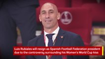 Breaking News - Luis Rubiales resigns as Spanish FA president