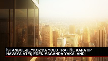 Beykoz'da düğün konvoyunda otomatik tüfekle ateş eden kişi gözaltına alındı