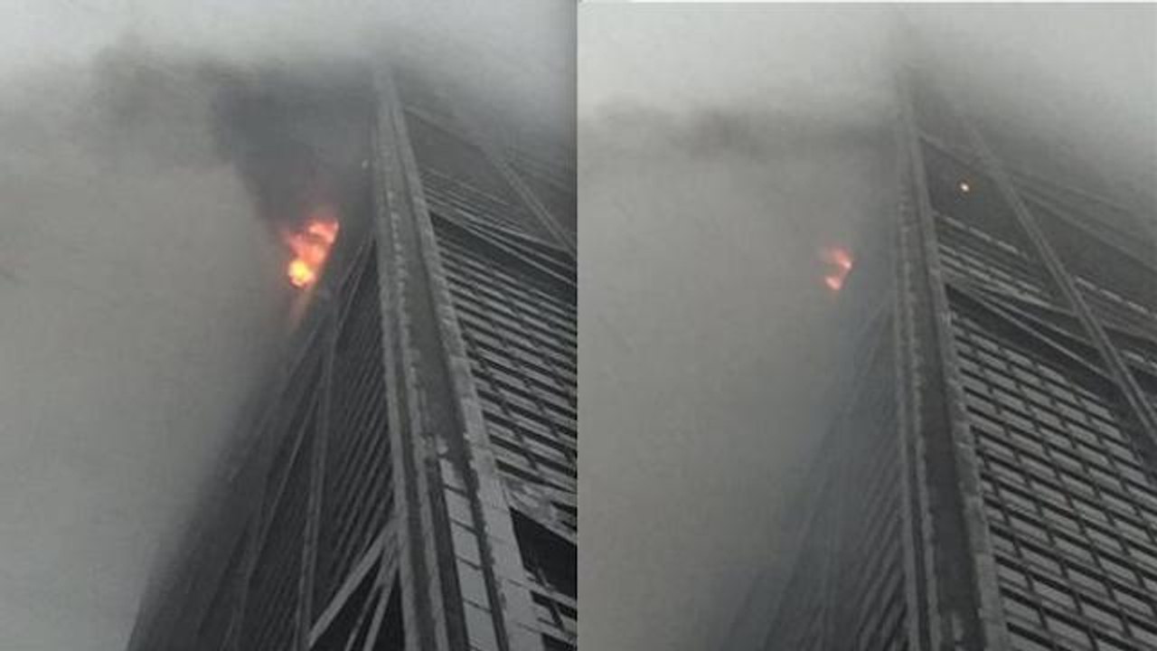 Chicago: incendio all'Hancock Center