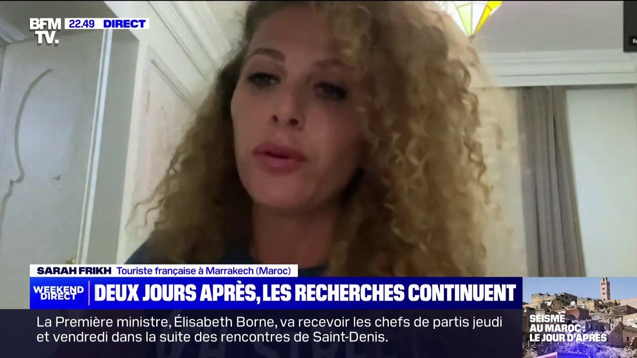 Séisme au Maroc: "Je vais revenir, car j'ai ass...