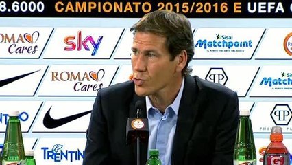 Garcia: «Roma ha grandi ambizioni ma l'obiettivo è la Champions