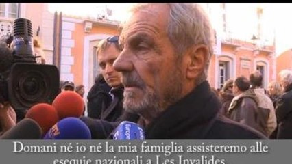 Il padre di una delle vittime del Bataclan: «Boicotteremo  la cerimonia»