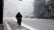 Smog, blocco del traffico a Milano: le strade deserte