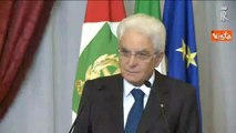 Mattarella: «Nessun paese Ue può fare a meno di Unione europea»