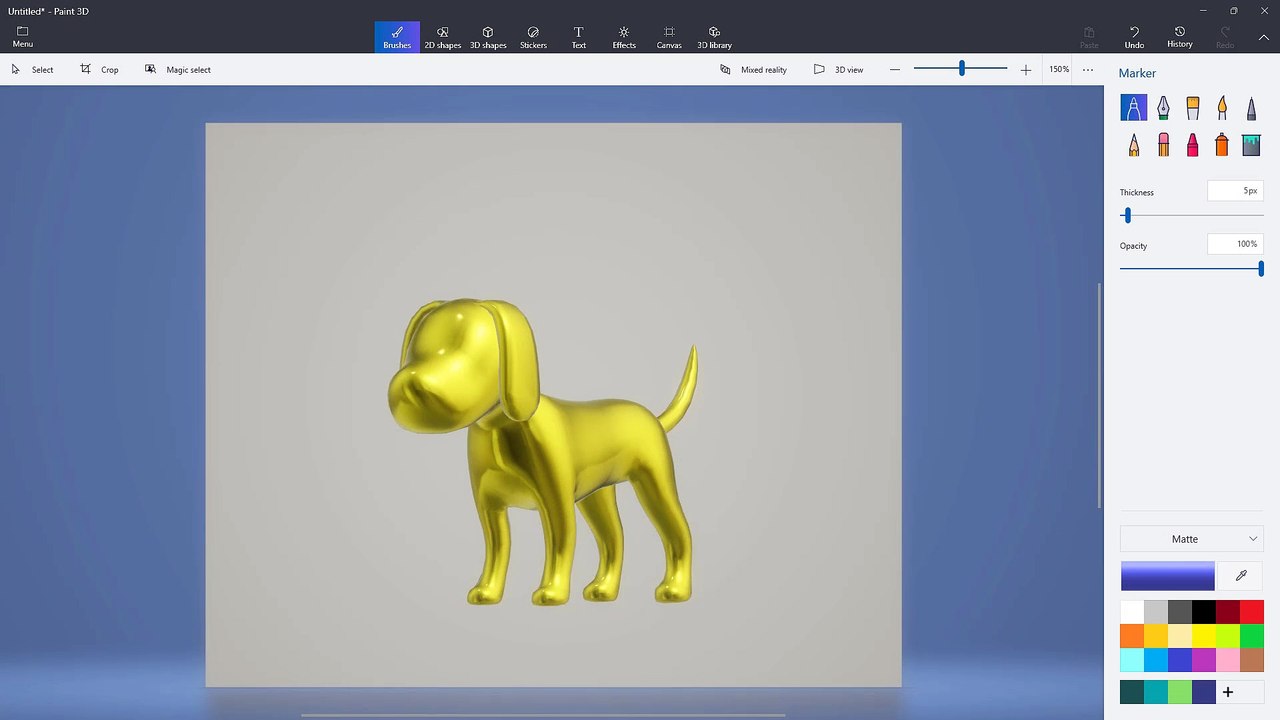 Paint 3D Course Section 31 Exporting As Video video Dailymotion