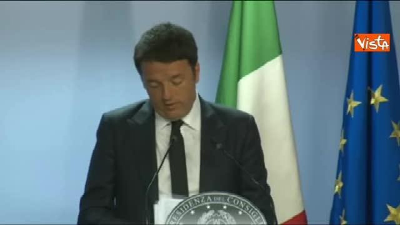 Grecia, Renzi: «Germania voleva cambiare Governo? Fantapolitica»