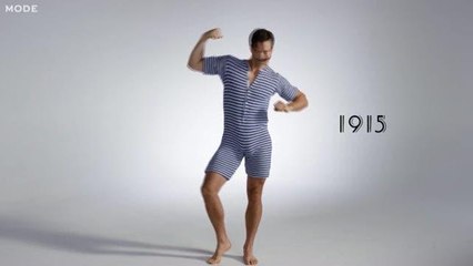 L'evoluzione del costume maschile: 100 anni in 100 secondi
