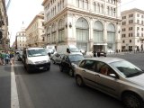 Sciopero generale della Scuola: traffico in Via del Corso