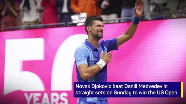 Djokovic beats Medvedev to win US Open