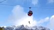 Val Gardena: l'evacuazione degli sciatori bloccati sulla cabinovia