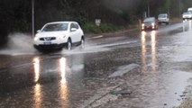 Maltempo, tempesta di pioggia: il  traffico in periferia