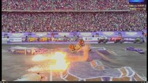 Il doppio salto all’indietro del monster truck