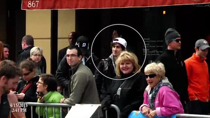 Strage alla maratona di Boston: il momento in cui  uno degli attentatori piazza la bomba