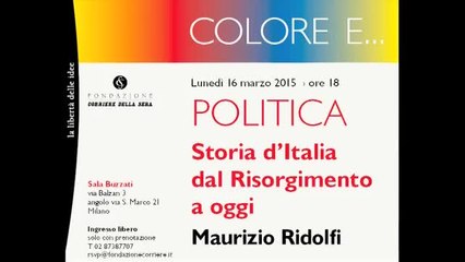 Storia D’Italia dal Risorgimento a oggi