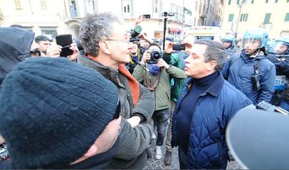 Tre feriti e quattro fermati in piazza Rovetta